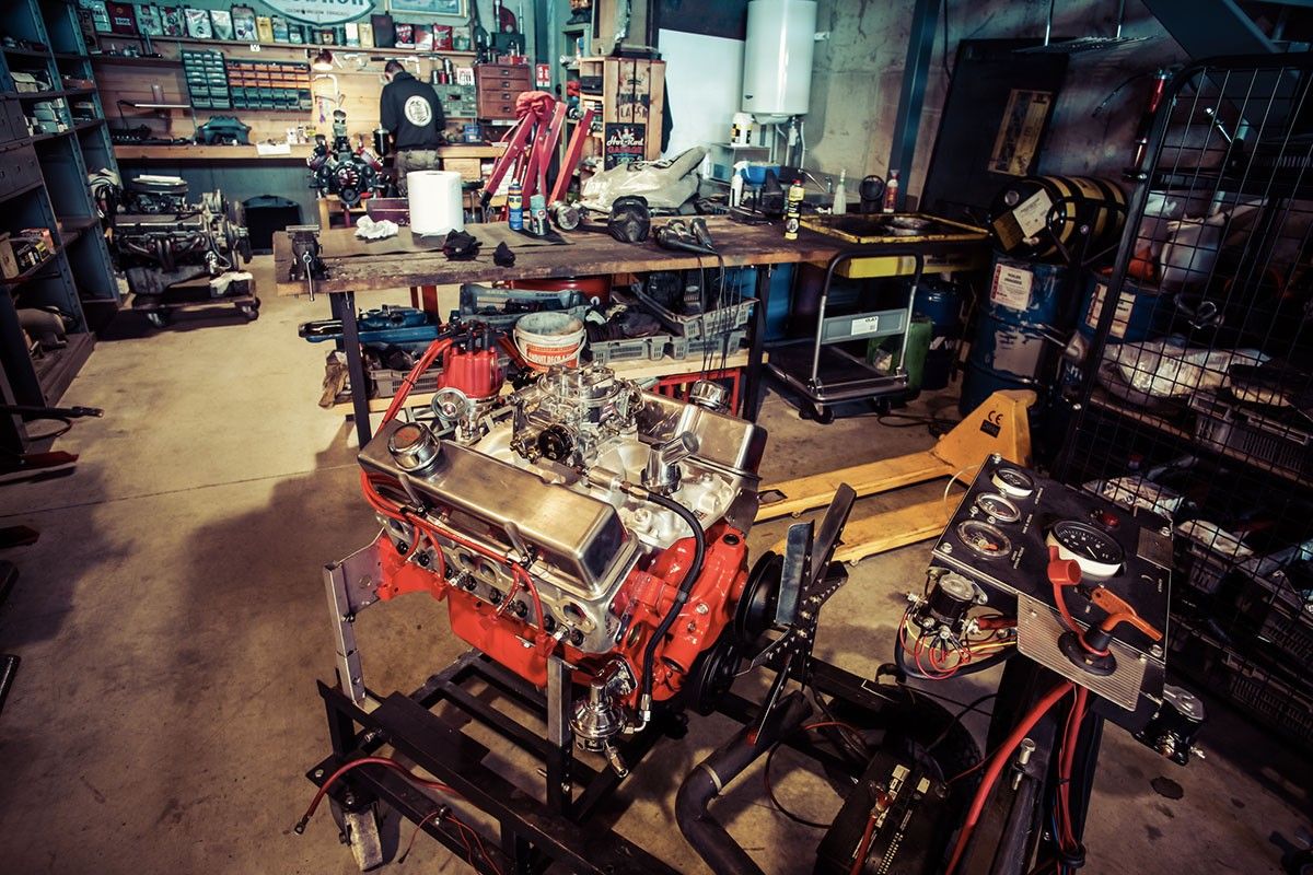 garage vehicule ancien