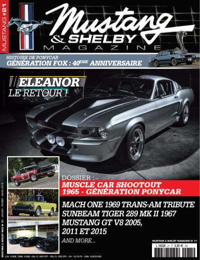 Voiture américaine, magazine Mustang & Shelby #21, BIG dans la presse, voiture américaine année 60, Ford Mustang 302 Convertible 1969